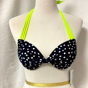 California Waves Bikini Top NWT